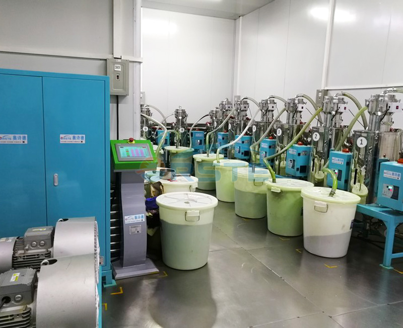 中央供料系統工作步驟